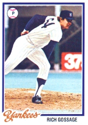 1978 Topps Baseball Cards      070      Goose Gossage